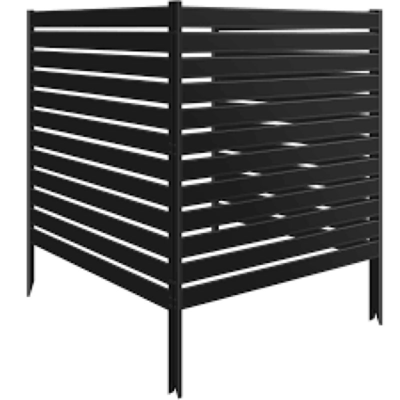 Meyoppm 38" W x 48" H Air Conditioner Fence Screen, 2 Panels Trash Can Privacy Fence, Privacy Fence 