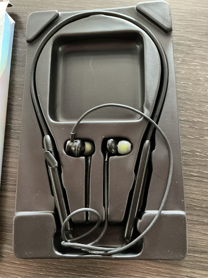 Condition photo showing Good Condition for rythflo bluetooth headphones,v5.2 wireless bluetooth earbuds w/mic in-ear magnetic neckband earphone 30hrs playtime, ipx7 sweatproof deep bass headset for phone call music sports
