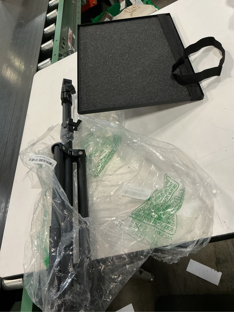 Condition photo showing As Is for Projector Stand, 33LB Load Bearing & 22-55" Height Adjustable, for Projector/Laptop/DJ Gear, Outdoor/Office/Studio - Stable Base (Black)