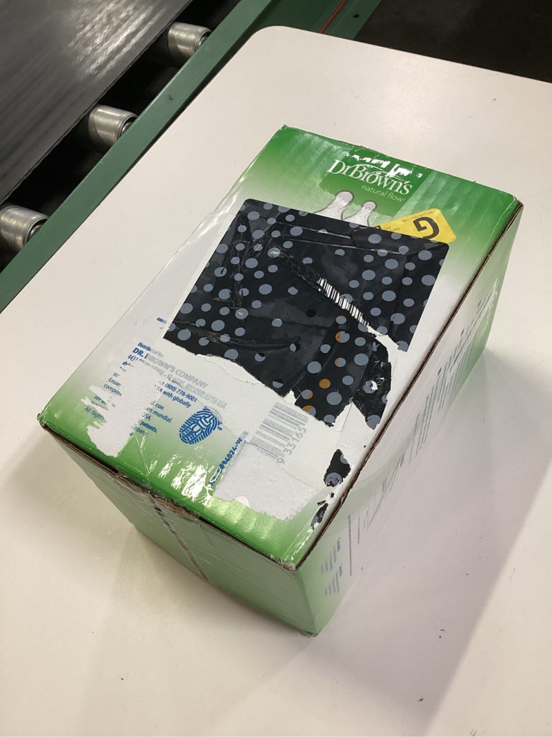 Condition photo showing New/Like New for dr. brown's anti-colic options+ narrow glass baby bottle with level 1 slow flow nipple, bpa-free, 8 oz/250 ml, 0m+, 4-pack (packaging may vary)