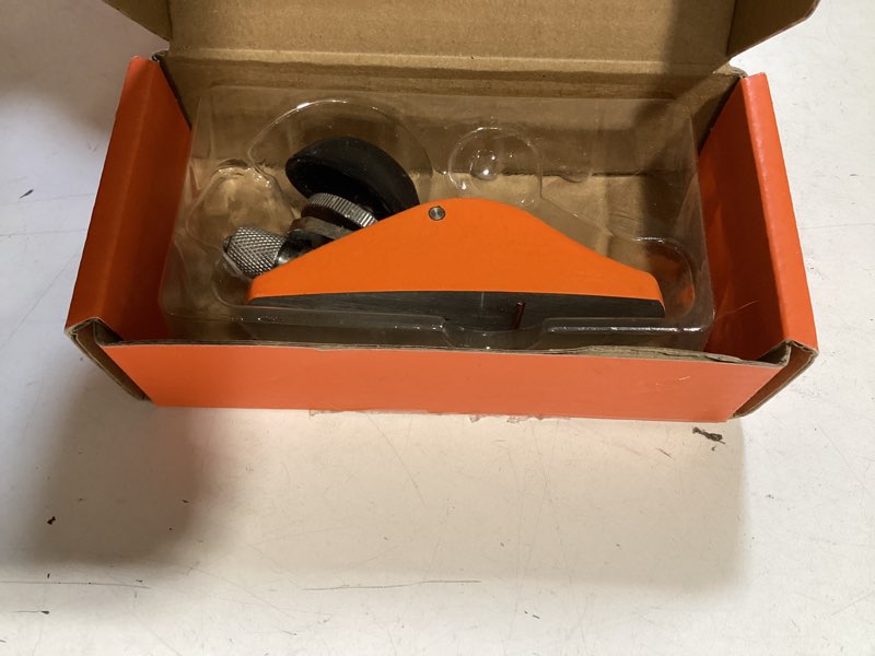 Condition photo showing As Is for jorgensen no.101 mini wood planer - mini hand planer for woodworking, block plane, small hand plane for trimming, wood planing, craft, professional ductile iron body, adjustable cutting depth