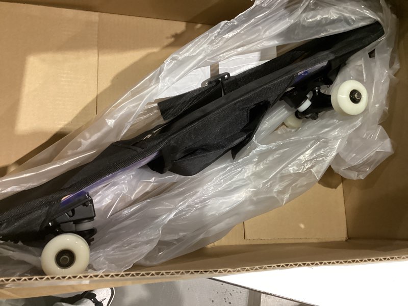 Condition photo showing Good Condition for ChromeWheels 31 inch Skateboard Complete Skateboards Double Kick Skate Board 7 Layer Canadian Maple Deck Skateboard for Kids and Beginners Starry Sky#3