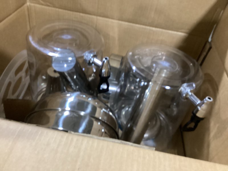 Condition photo showing Good Condition for Beverage Dispenser 4.4 Gallon, Large Drink Dispenser with Ice Core, Stainless Steel Beverage Dispenser with Stand for Cold Drinks, Juice, Lemonade, Iced Tea, Parties & Events