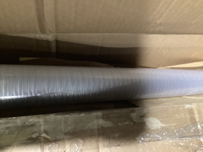 Condition photo showing New/Like New for rabbitgoo Reeded Glass Window Privacy Film, Non Adhesive Frosted Glass Window Film, Static Cling, Removable, UV Heat Blocking, Anti-Glare, Decorative for Bathroom Living Room, 23.6 by 118.1 Inches 23.6" x 118.1" Reeded