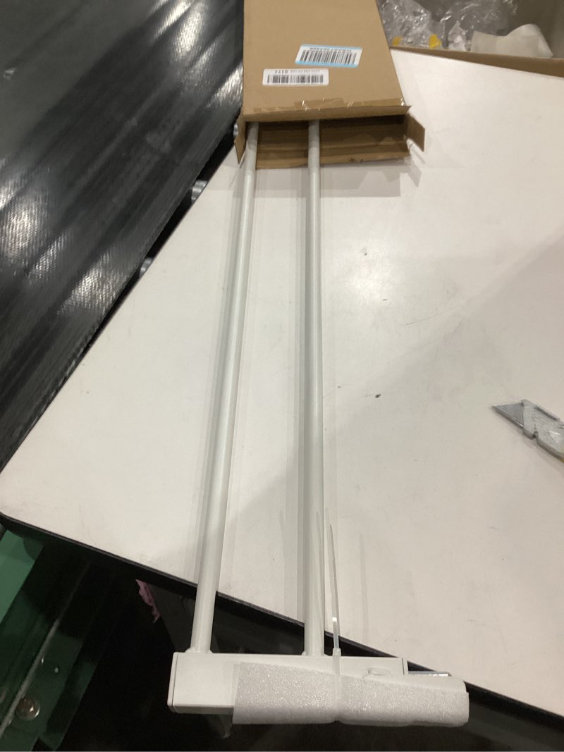 BABELIO Metal Baby/Dog Gate Extender, 5.5inch (14cm) White Pet Gate Extension, Extra Wide Pet Gate A