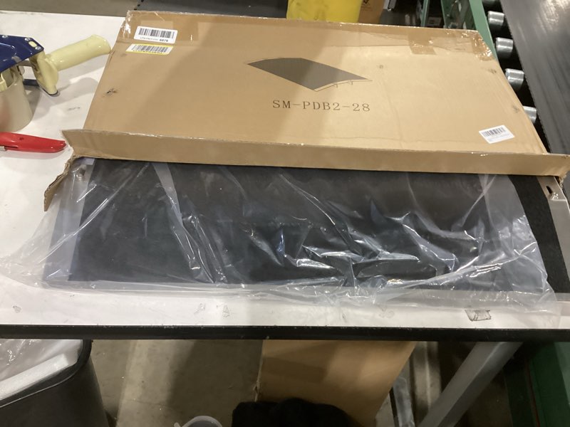 Condition photo showing Good Condition for 27.6"L×1.6"H Bridge Threshold Ramps for Doorways, Fits 2.8–5.1" Wide Thresholds with Adjustable Support Bars, Non-Slip Aluminum Wheelchair Ramps for Home Steps, Sliding Door Ramp for Wheelchair 27.6"L & 2.8–5.1" Wide