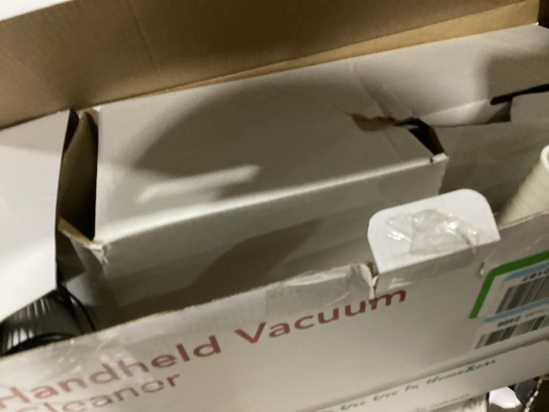 Condition photo showing As Is for corded stick vacuum cleaner with 33 feet long power cable, 600w 17kpa handheld vacuum cleaner for home, 1.5l dust cup, removable tube, hepa filter, for hard floor, tiles