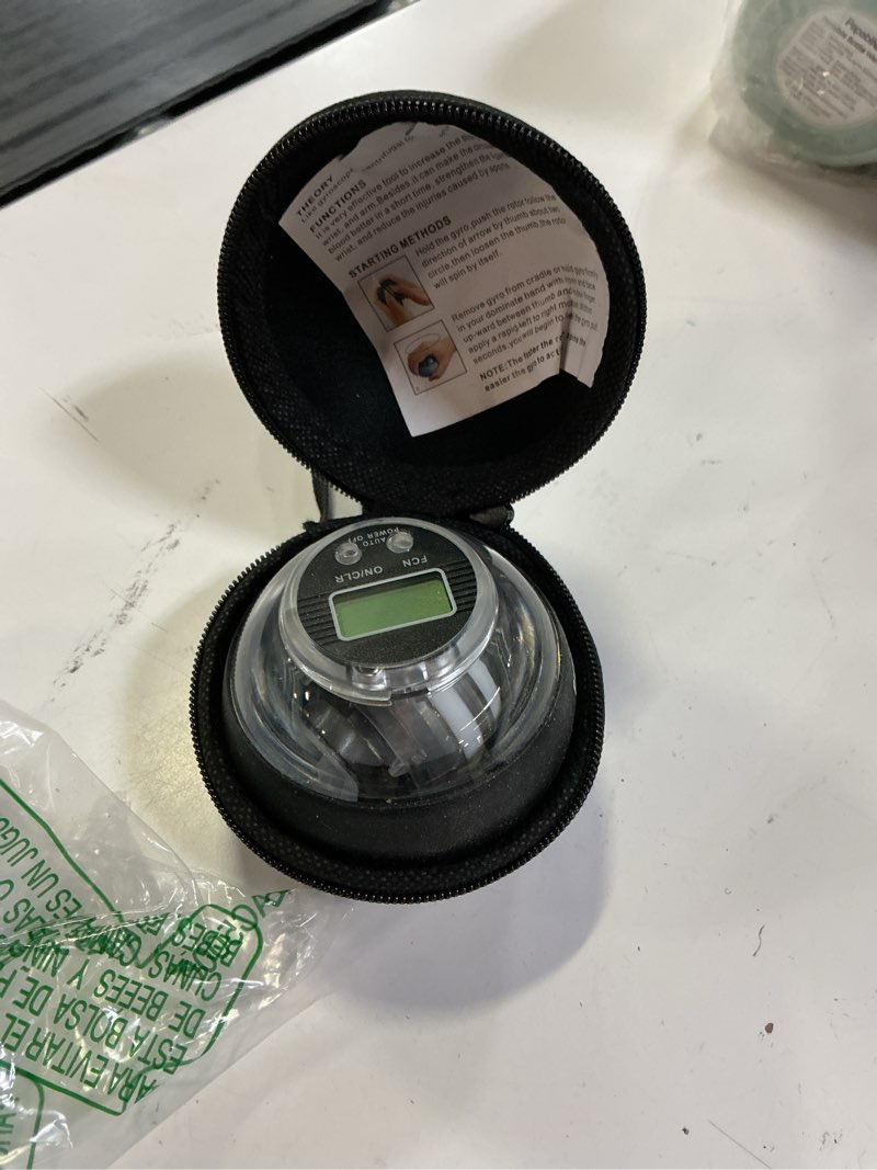 Condition photo showing Good Condition for torque ball hand exerciser,gyro ball hand wrist exerciser with counter,compact and portable, auto-start colorful lighting,designed for fitness enthusiasts and office workers