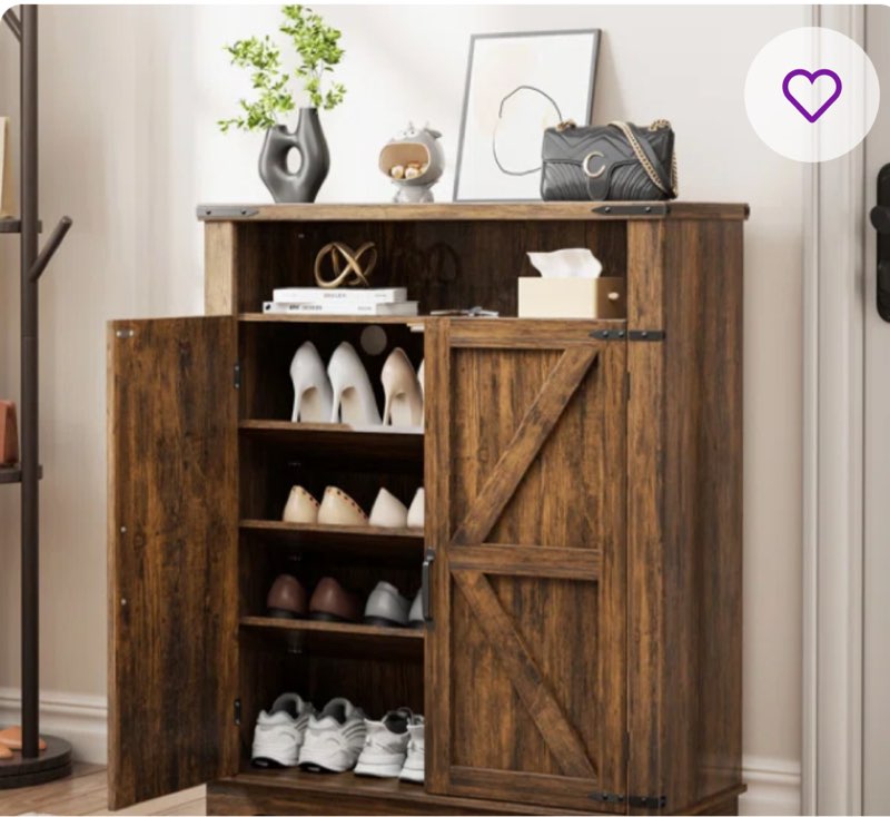 shoe storage cabinet