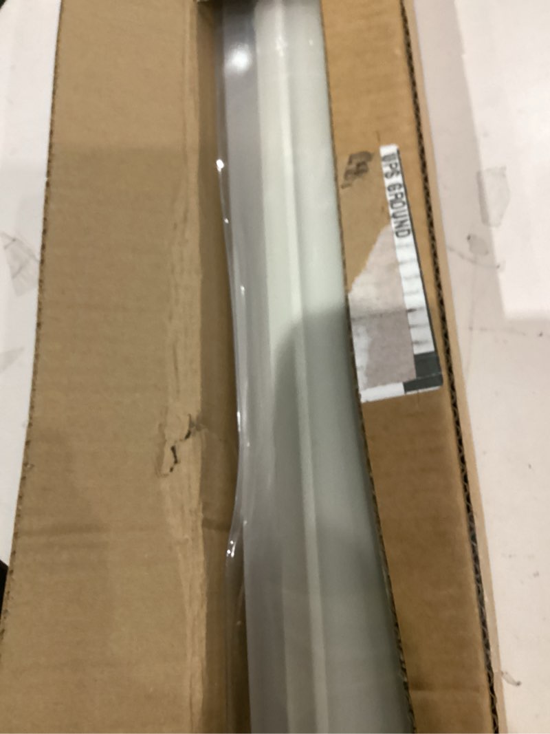 Condition photo showing As Is for AOSKY Cordless Zebra Blinds for Windows Pull Down Roller Window Shades Dual Layer Light Filtering Privacy for Day and Night, Free-Stop Door Shades for Home Easy to Install Linen Cream 36.5" W X 72" H 36.5"W x 72"H Linen Cream