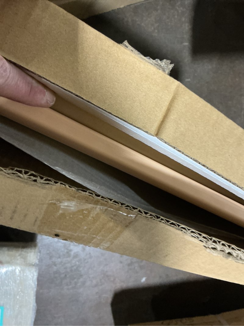 Condition photo showing As Is for Flash Furniture Adjustable Classroom Activity Table with 6 Stackable Chairs, Rectangular Plastic Activity Table for Kids, 24" W x 48" L, Natural