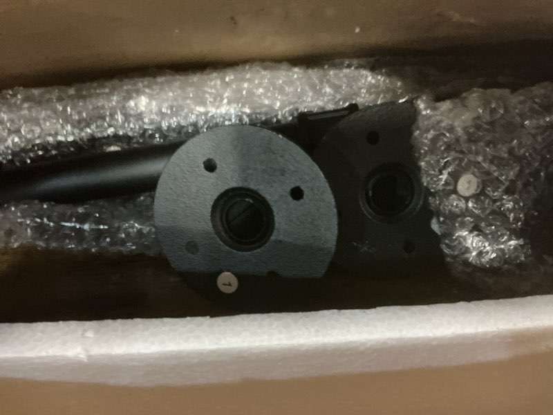 Condition photo showing Good Condition for Merapi 24" Industrial Floating Shelves with Tower Bar, Pipe Shelves for Wall, 3 Tier Rustic Wood Wall Shelves for Home Décor, Bedroom, Living Room, Bathroom 3 Tier with Tower Bar