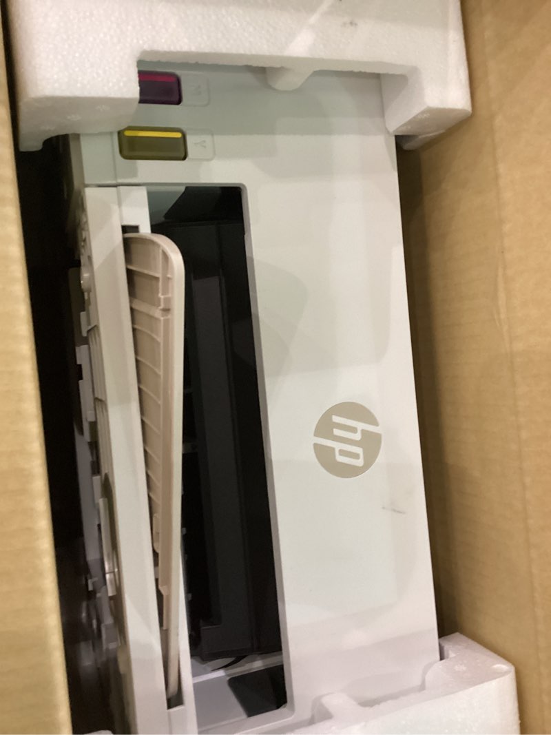 Condition photo showing As Is for HP Smart Tank 5000 Wireless All-in-One Ink Tank Printer, Scanner, Copier with 2 Years of Ink Included, Best-for-Home, Cartridge-Free, Refillable, AI-Enabled, an EcoTank Alternative (5D1B6A)