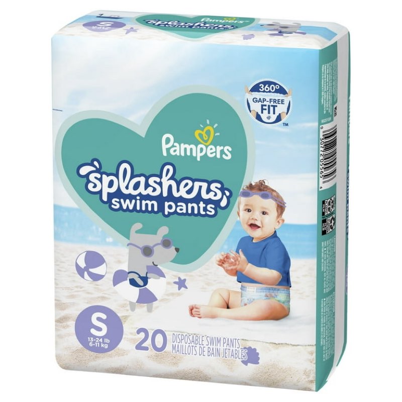 Pampers Splashers Swim Diapers Size S 20 Count(2 pack)