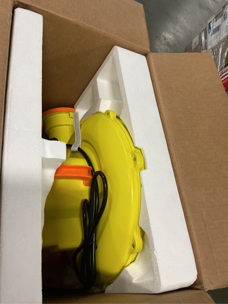 Condition photo showing Good Condition for 1500W 2HP Commercial Inflatable Bounce House Blower Air Blower for Outdoor Bounce Houses, Water Slides Air Sofas, Paint Booth and Other Suitable Outdoor inflatables Air Pump Fan 1500W/2HP