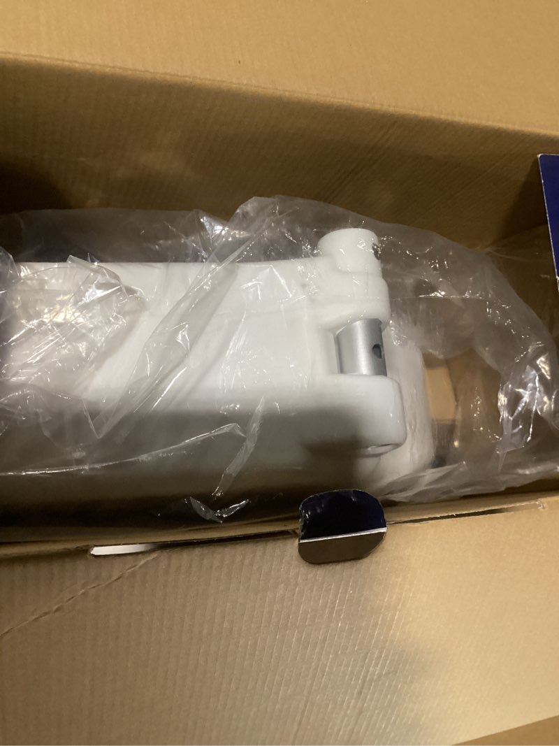 Condition photo showing New/Like New for Drive Medical 2-in-1 Raised Toilet Seat with Removable Padded Arms - Elevated Bathroom Safety Support - Secure Locking Attachment - Easy Height Assistance - Durable Plastic Construction Standard