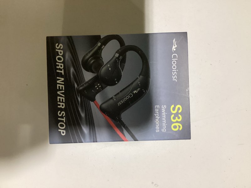 Condition photo showing New/Like New for S36 HiFi Waterproof Earbuds for Swimming, IPX8 TOP 32GB Swimming Headphones with Bluetooth & MP3 Playback, in-Ear Noise Cancellation Wireless Underwater Sports Headphones for Swimming (32GB)
