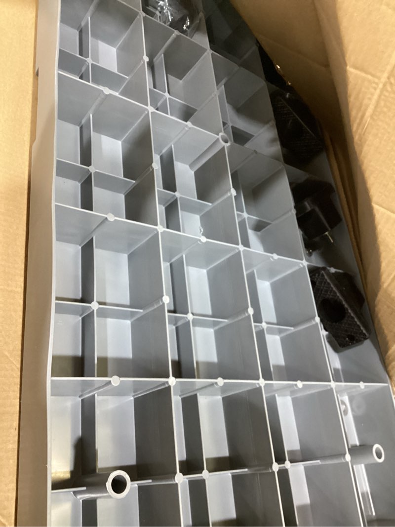 Condition photo showing As Is for mini split pad 18" w*38" l*3" h inch anti vibration paver pads for hvac accessories,air conditioner thick rubber isolation mat shock absorbing base for condenser units heat pump system(gray)