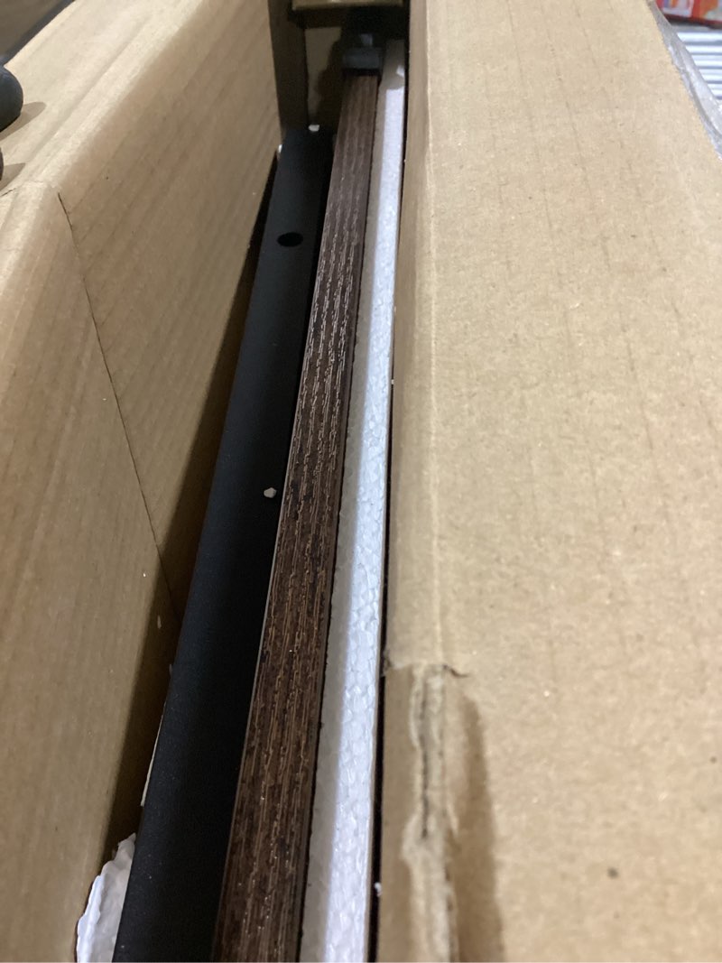 Condition photo showing Good Condition for PRAISUN 55 X 20 Inch Office Computer Desk with Power Outlets and USB-C Port, Larger and Longer Gaming Desk, for Home Office, Study, Bedroom, Writing Work from Home Table, Metal Frame, Rustic Brown 55inch Rustic Brown