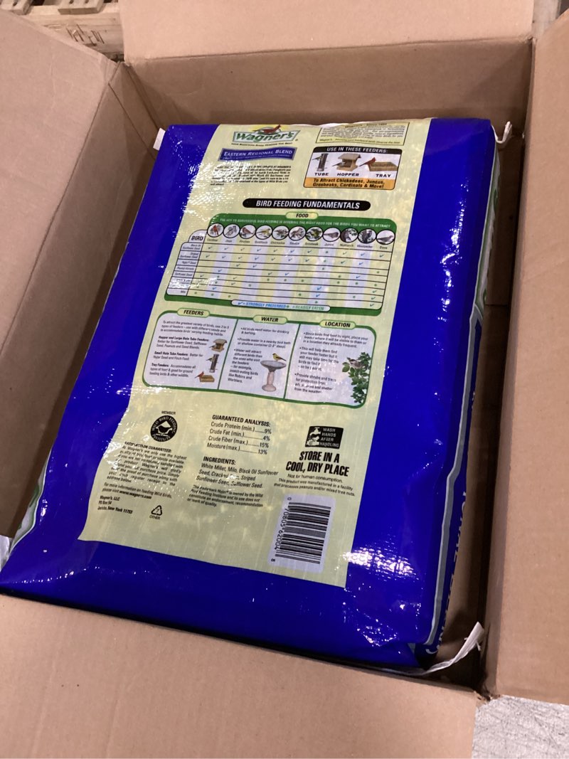 Condition photo showing New/Like New for wagner's 62004 eastern regional wild bird food, 20-pound bag