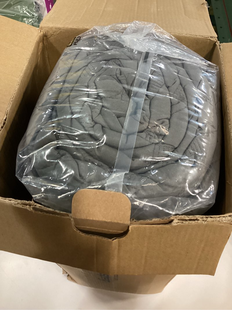 Condition photo showing New/Like New for Bedsure Quilts California King Size - Lightweight Bedspreads Cal King Size with Basket Weave Pattern, Soft Quilt Bedding, Grey Comforter Coverlet for All Seasons (111" x 106") Cal King (111" x 106") 00 - Grey