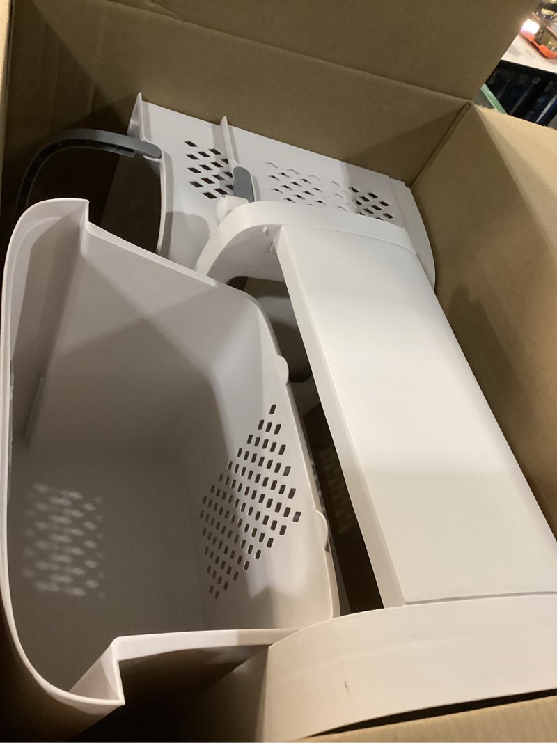 Condition photo showing Good Condition for Removable Laundry Basket Classification Thickened Storage Rack Household Storage Bucket White