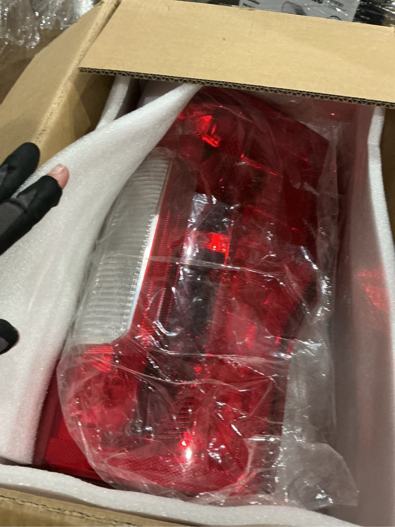 Condition photo showing Good Condition for tail light assembly compatible with 2017 2018 2019 ford f-250 f-350 super duty tail lights rear brake lamps replacement taillights without bulbs and wiring harness, passenger and driver side