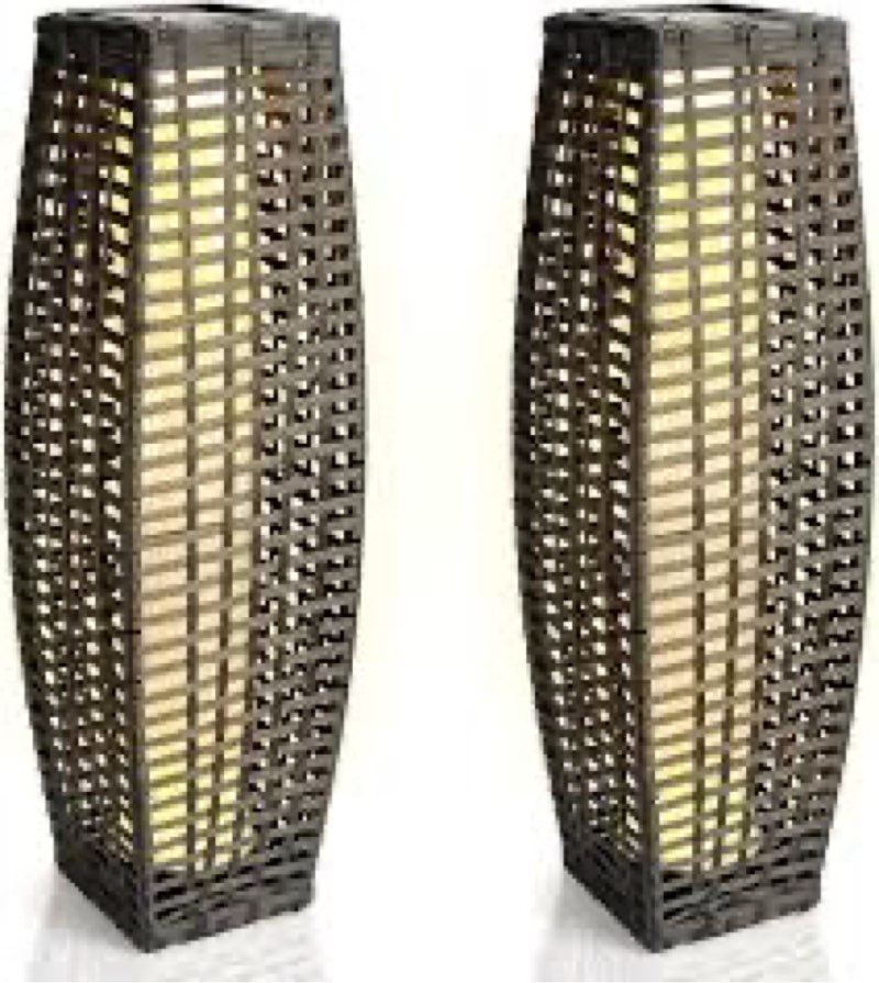 Vihose 2pcs 7.87 x 6.3x27.17 patio yard courtyard classic  lamparas 
