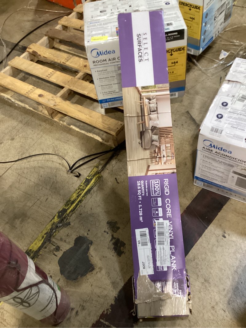Condition photo showing Good Condition for select surfaces hemingway rigid core vinyl plank flooring