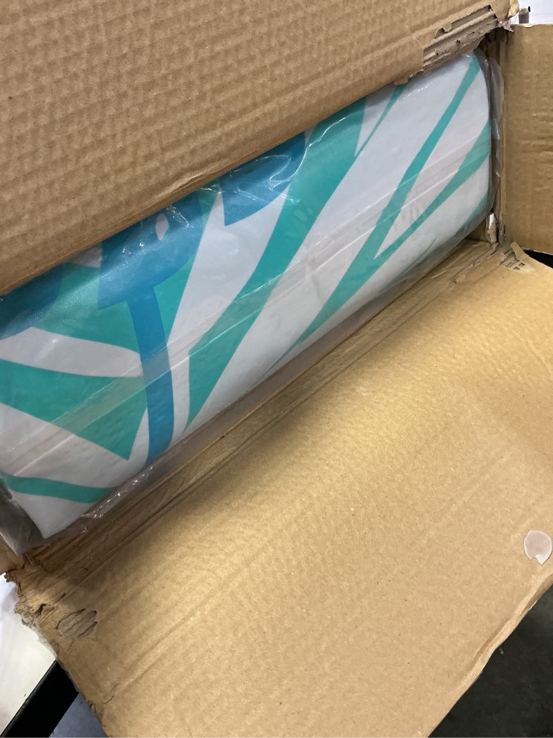 Condition photo showing Good Condition for wow sports inflatable water walkway mat - palm leaf - 10 x 6 ft - connects to boats & other mats - for kids & adults