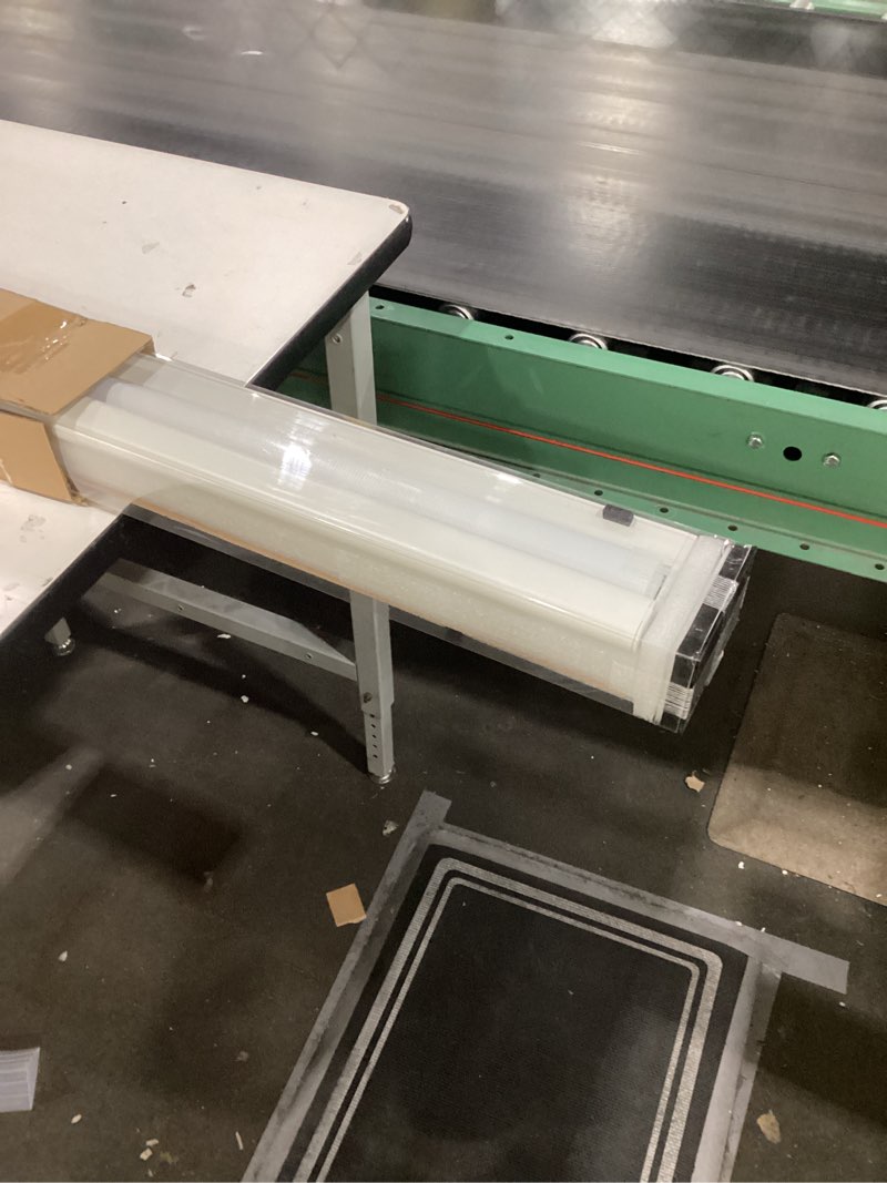 Condition photo showing New/Like New for DENFOON Motorized Zebra Blinds, Solar Powered Dual Layer Automatic Shades with Remote Control, Rechargeable Smart Blinds Horizontal Wireless Electric Shades for Windows, Custom Size, White? 34¾ x 72 White 34¾"W x 72"H