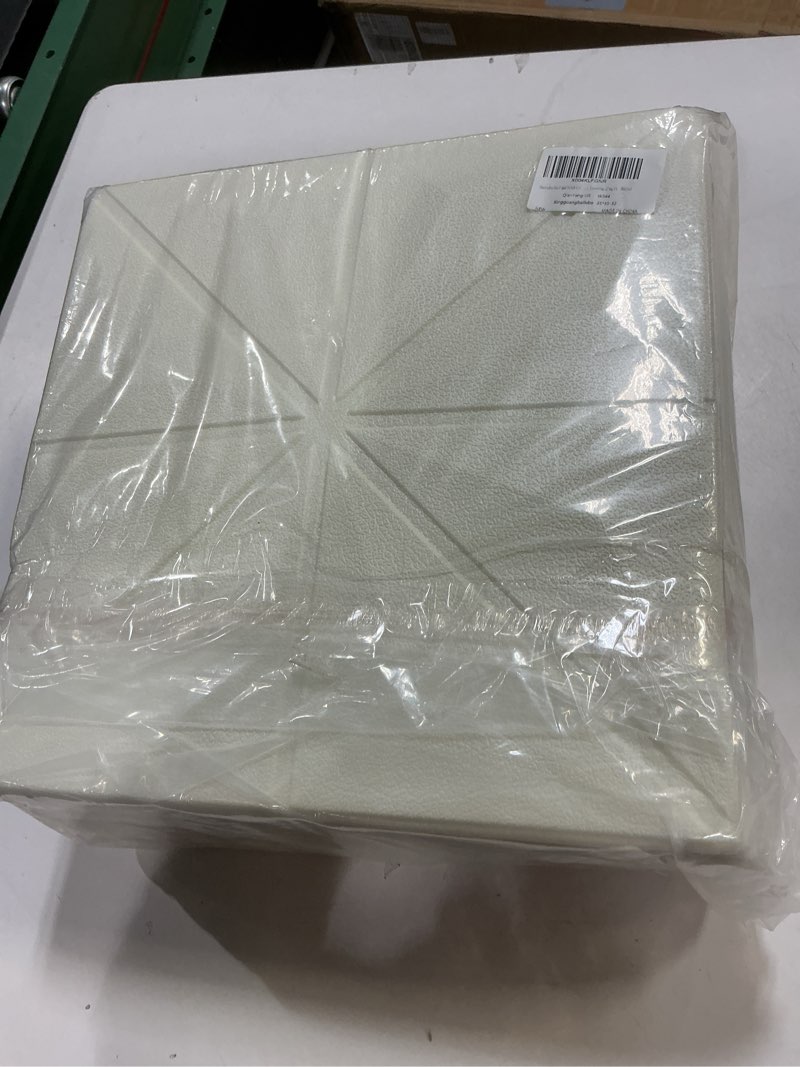 Condition photo showing New/Like New for Peel and Stick Ceiling Tiles Foam 13.8x13.8 inch, 32 Pcs Covering 42 sq.ft Self-Adhesive Waterproof Ceiling Tiles for Interior Wall Decor, White Pattern 32 PCS Star