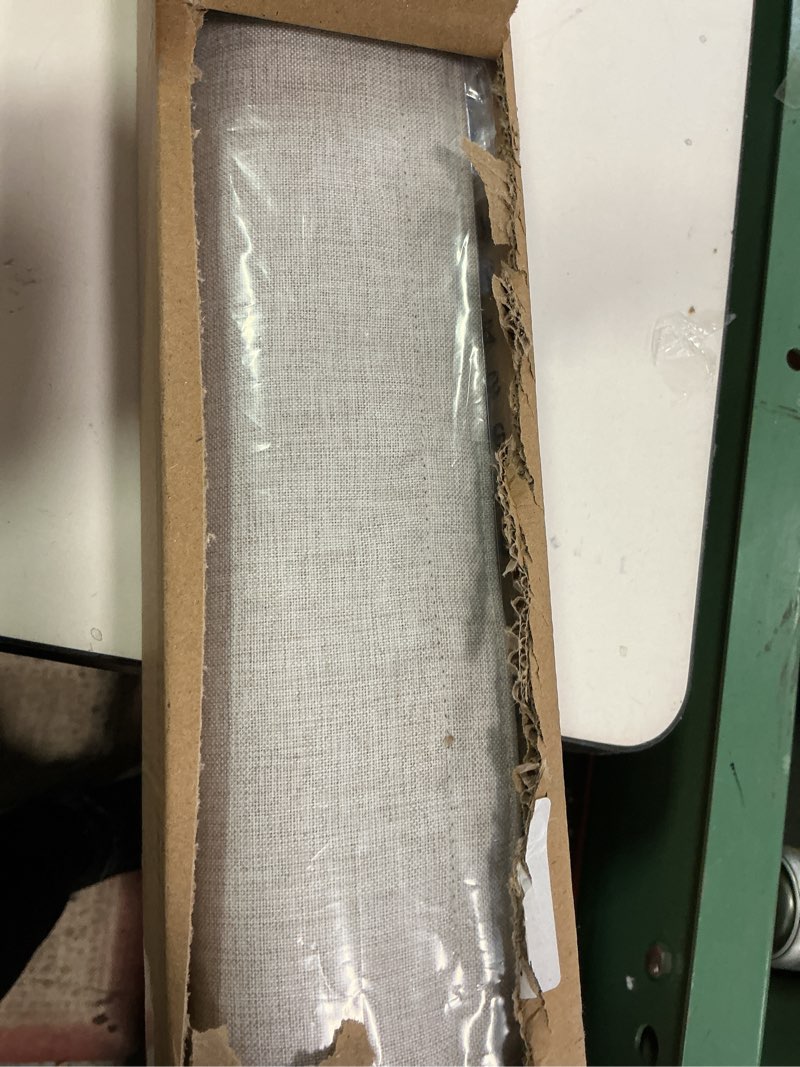 Condition photo showing Good Condition for LazBlinds No Drill Roman Shades for Windows, Cordless Blackout Window Shades with UV Protection, Polyester Fabric for Bedroom & Living Room, 30" W x 64" H, Natural Blackout - Faux Linen - Natural 30"W x 64"H