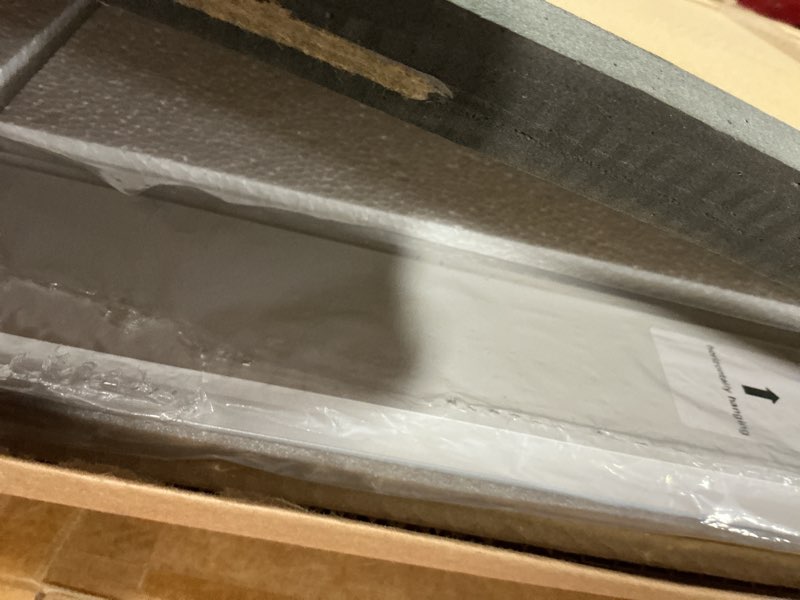 Condition photo showing Good Condition for GLSLAND Arched LED Full Length Mirror 64" x 21" Arch Floor Body Standing Mirror with Lights Dimming Wall Mounted Hanging Floor Mirror for Bedroom Arched 64"L x 21"W