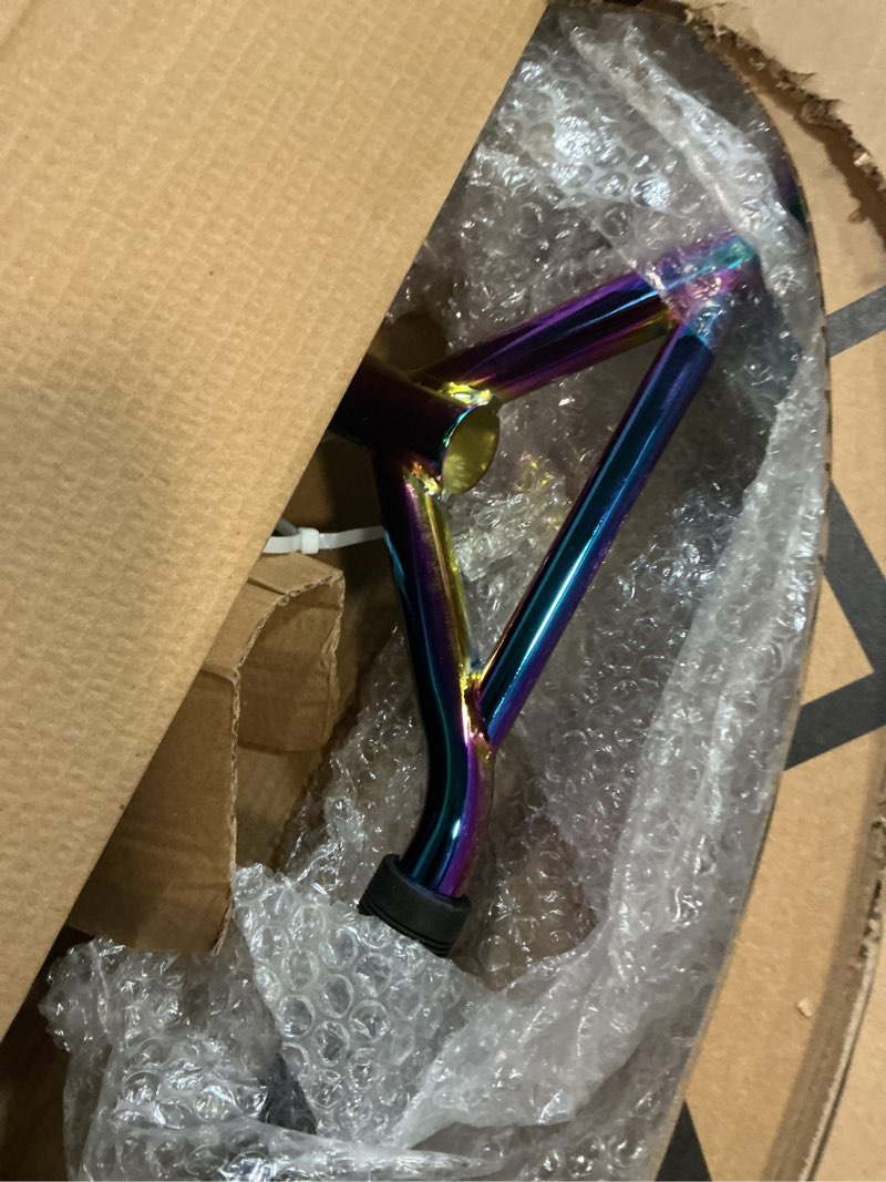 Condition photo showing Good Condition for pro scooter - stunt scooter for 14 years and up - perfect for beginners boys and girls - best trick scooter for bmx freestyle tricks(colorful) colorful stunt scooter