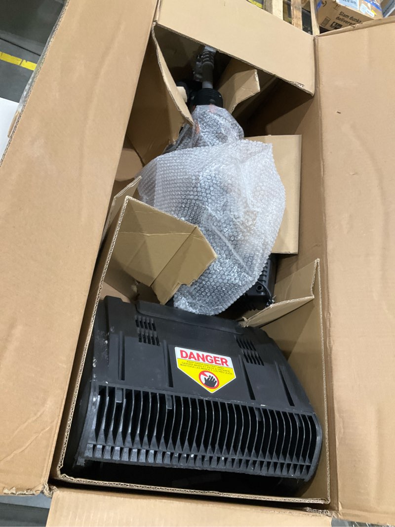 Condition photo showing As Is for WORX Nitro 40V 12'' Cordless Snow Shovel, Electric Snow Thrower for 4-Car Driveway, Snow Removal with Brushless Motor & 2 Speed Control, 2 × 4.0 Ah Batteries and Charger Included, WG460