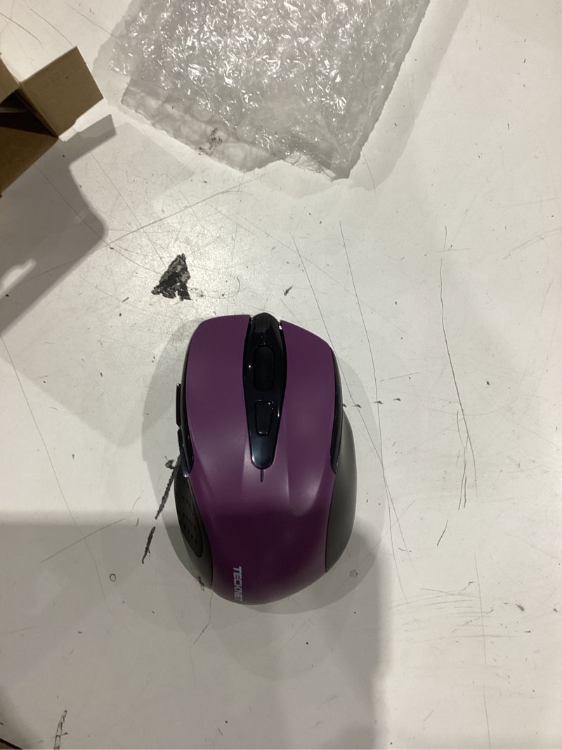 Condition photo showing Good Condition for tecknet wireless mouse, 2.4g ergonomic optical mouse, computer mouse for laptop, pc, computer, chromebook, notebook, 6 buttons, 24 months battery life, 2600 dpi, 5 adjustment levels - purple