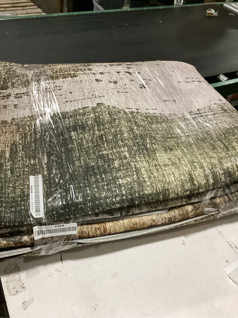 Condition photo showing Good Condition for addison rugs mayfield amf1111 olive 2'6" x 3'10" indoor premium machine washable rug, silky soft, easy clean, non shedding, bedroom, living room, dining room, kitchen rug olive 2'6" x 3'10" (rectangular)