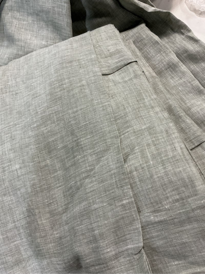 Condition photo showing Good Condition for quince european linen room darkening curtain 96inx120in