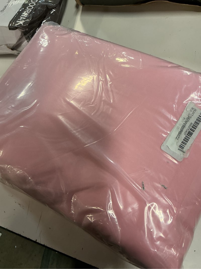 Condition photo showing Good Condition for 4 pack rectangle tablecloth 90x132inch pink washable polyester table cover for wedding dining table buffet parties banquet decoration?pink? 90inch x 132inch pink 4