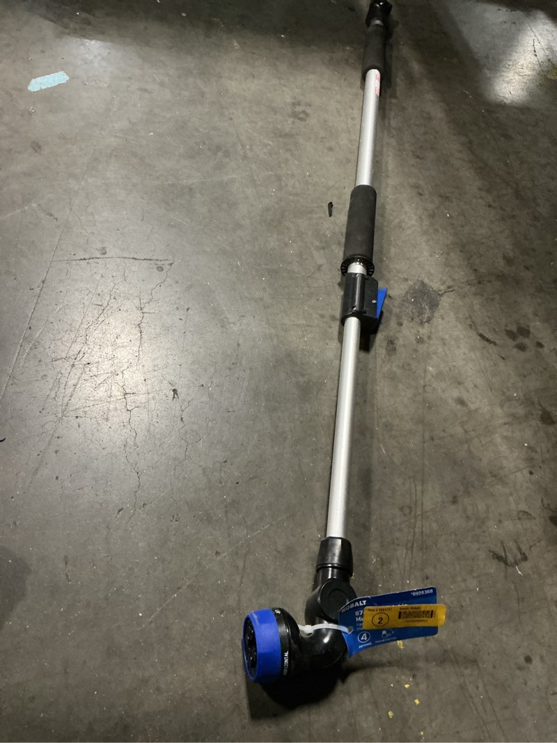 Condition photo showing As Is for kobalt gutter 4 -pattern thumb control trigger wand