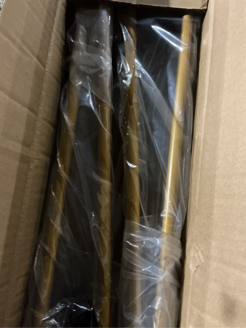 Condition photo showing Good Condition for Osring 18 Inch Hairpin Table Legs with 1/2" Dia 3-Rods, Heavy Duty Metal Hairpin Furniture Leg for Coffee Table and Patio Bench, Gold Furniture Feet with Floor Protectors for Home DIY Project, 4 Pack
