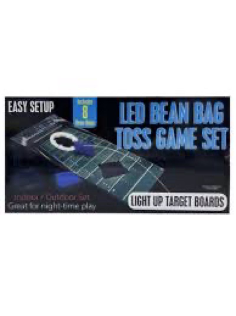 bean bag toss game with led lights (available in a pack of 1)