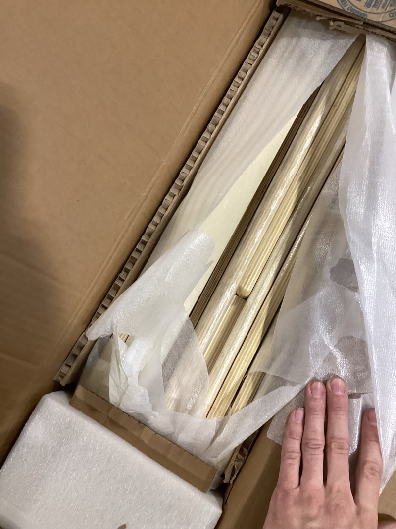 Condition photo showing As Is for ECR4Kids 8-Compartment Mobile Storage Cabinet, Elementary, Classroom Furniture, Natural INCOMPLETE 