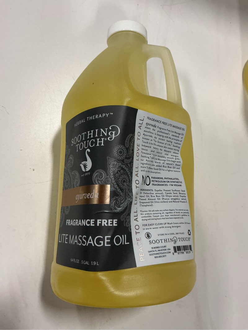 Condition photo showing New/Like New for Soothing Touch 303820-05 Frag Free Lite Oil, 1/2 Gallon