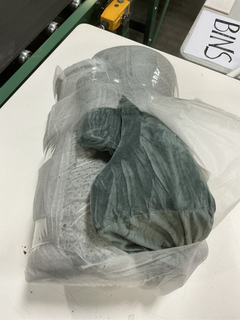 Condition photo showing Good Condition for KingPavonini 4-Height Adjustable Leg Elevation Pillows for After Surgery, Injuries, or Rest, Memory Foam Leg Pillows for Sleeping with 3 Handles and Insert Pad, Washable Velvet Cover Single Leg Grey