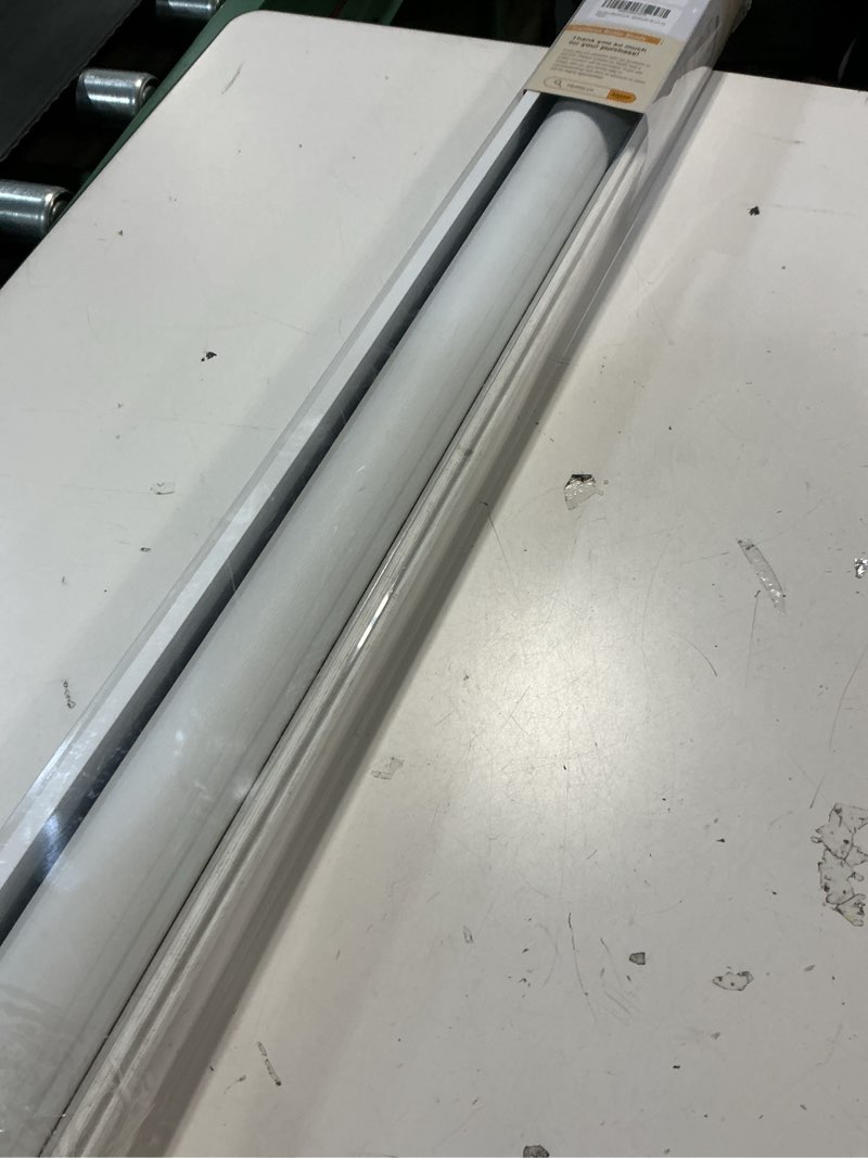 Condition photo showing Good Condition for persilux blackout roller shades for indoor windows, cordless blinds with valance, thermal insulated fabric, uv protection shades for home, office and bedroom (linen,29" w x72 h) 29"w x 72"h linen