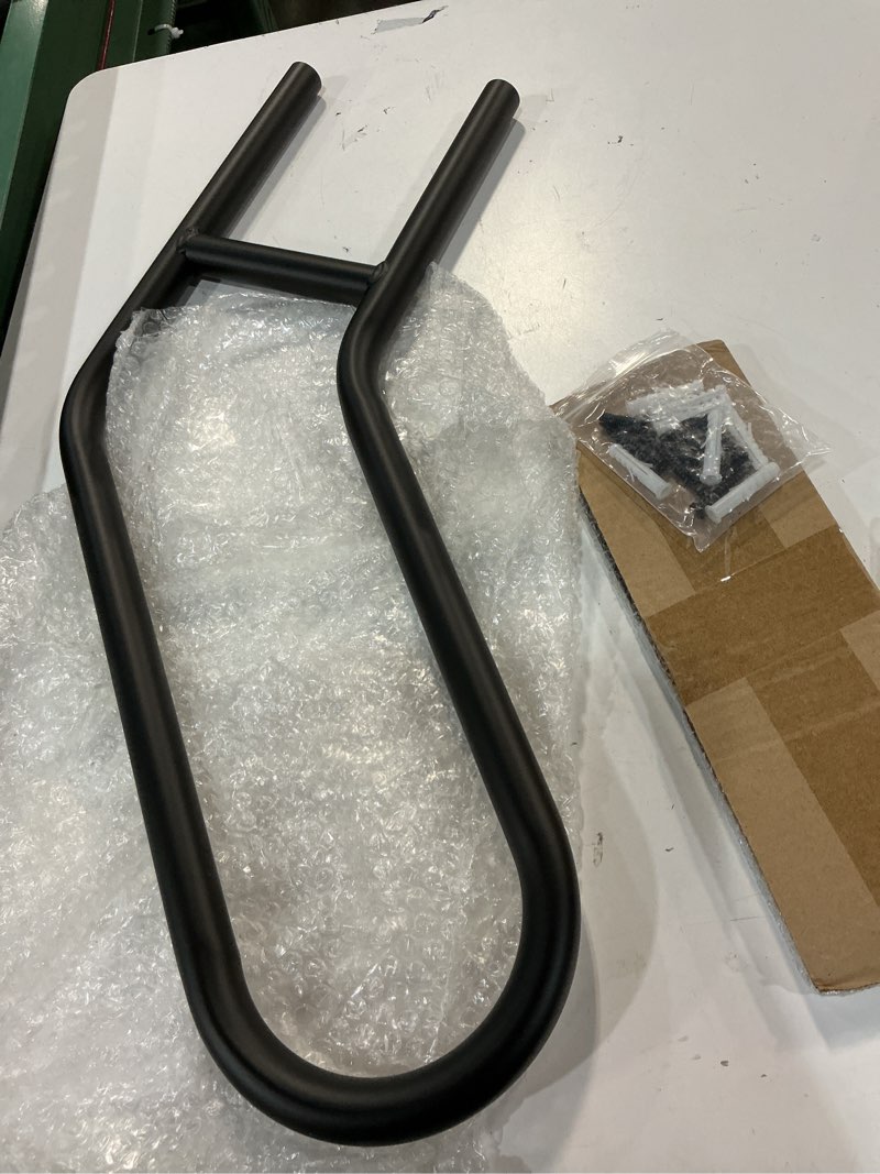 Condition photo showing Good Condition for handrails for outdoor steps stair railing indoor, 1 to 3 steps stairs wall mounted metal handrail for the elderly, kids, disabled, pregnant women
