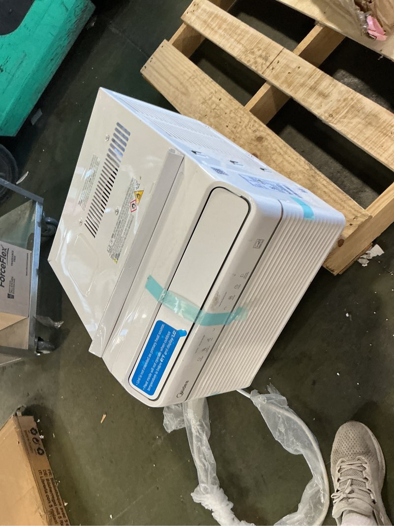 midea 8,000 btu doe smart inverter window air conditioner with heat,
