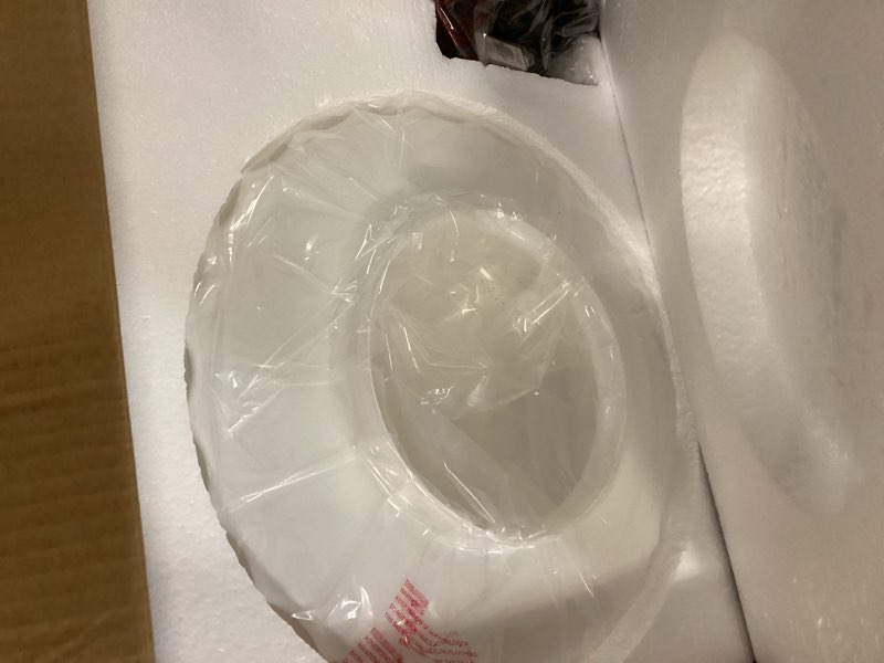 Condition photo showing Good Condition for vintage milk white glass ceiling light,schoolhouse 13.8'' flush mount ceiling light fixture,mid century design for bedroom,hallway,kitchen & dining room,4 led bulbs included black c-style ceiling lights